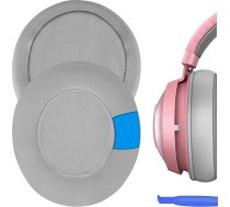 Geekria Sport Cooling Gel rezerves austiņu spilventiņi priekš Razer Kraken Kitty, Nari Ultimate, Nari Essential, Kraken Tournament Edition, austiņas, austiņas, austiņu vāciņu remonts (pelēks)
