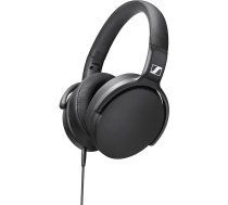 Sennheiser Consumer Audio HD 400S slēgtās austiņas ar vienu pogu viedo tālvadības pulti uz noņemama kabeļa - melnas krāsas