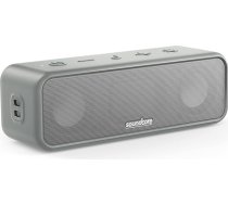 soundcore 3 Bluetooth skaļruņi, stereo skaņa, audio draiveris ar titāna membrānu, PartyCast, BassUp, 24 stundu akumulators, IPX7 aizsardzība pret ūdeni, individuāls ekvalaizers (atjaunots) (atjaunots)