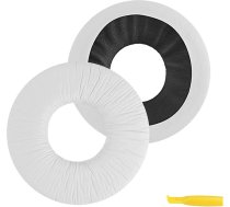Sony MDR-V150, V200, V250, V300, V400, ZX300 austiņu rezerves auss spilventiņš / auss spilventiņš / auss vāciņš / auss vāciņš / austiņu spilventiņu remonta detaļas (balts)