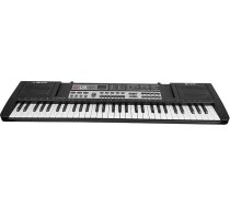 Klavieru klaviatūra, digitālā klaviatūra bērniem, kompakta digitālā klaviatūra ar mikrofonu iesācējiem ar 61 taustiņu, 16 instrumentu skaņām un 8 veidu skaņas efektiem, 10 ritma veidiem, noklusējuma iestatījumi