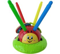 Generisch Muzikālā rotaļlieta "Muzikālais lēciens un mešana", muzikālā rotaļlieta "2 in 1 Ladybug Fun Toy", vasaras rotaļlietas bērniem, ideāli piemērota rotaļām ballītēm, iekštelpu āra rotaļu aprīkojums, interaktīva aktivitāte mazi