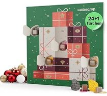 Waterdrop Adventes kalendārs 2025 - Limited Edition - 25 ekskluzīvi pārsteigumi sev vai dāvanai - Ziemassvētku dāvanu komplekts sievietēm un vīriešiem - piešķir ūdens garšu