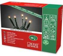 Micro LED gaismas ķēde ar tumši zaļu kabeli
