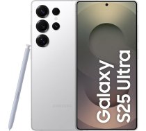 Samsung Galaxy S25 Ultra AI viedtālrunis ar Galaxy AI, bez līguma, mobilais tālrunis ar Android, 12 GB RAM, 256 GB atmiņa, 200 MP kamera, titāna balti sudraba krāsā