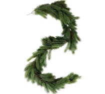 1,8 m / 2,7 m Ziemassvētku vainags, mākslīgais egļu vainags, 136/204 egļu zari, Ziemassvētku vainags, egļu vainags, Ziemassvētku rotājums kāpnēm, kamīnam, logam, ārdurvīm, iekštelpām (180 cm)
