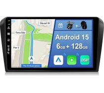 [6GB+128GB] Android 12 2 Din Auto Radio priekš Mazda 3 (2004-2012) [Iebūvēts bezvadu CarPlay/Android Car/DSP/GPS] Aizmugures skata kamera+MIC-DAB/IPS/Stūres vadības pults/MirrorLink WiFi. USB/4G/360 kamera