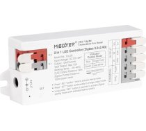 LGIDTECH E2-ZR Zigbee + 2.4G 2 in 1 LED gaismas lentes gaismas kontrolieris ar bezinstrumentu vadu, ko izmanto vienkrāsainām un divu toņu baltām LED lentes gaismām, DC 12 24V