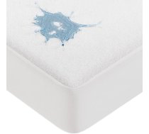 VOUNOT 2 matraču aizsargu komplekts 180 x 200 x 30 cm, ūdensnecaurlaidīgs elpojošs matrača pārvalks, Oeko-Tex sertificēts, elastīgs matrača aizsargs, balts