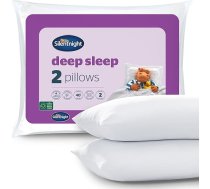 Silentnight Deep Sleep spilvens, balts, 2 gab. komplektā