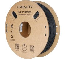 Creality oglekļa šķiedras 1,75 mm karbonfilaments K1C 3D printerim, ātrgaitas 50-300 mm/s, 1 kg spirāle Hyper PLA-CF Filament, izmēru precizitāte ±0,03 mm (melns)