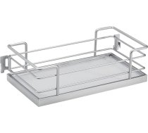 Dispensa Tandēma sānu piekaramais plaukts ARENA Classic Silver Grey 45 cm platuma skapim 285 x 154 x 75 mm SOTECH
