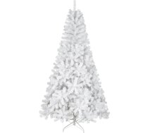 Mākslīgā Ziemassvētku eglīte 150/180/210 cm PVC metāla statīvs balta