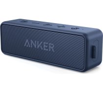 soundcore Anker 2, 12 W divvadītāju, 12 W, pārnēsājamie Bluetooth skaļruņi ikdienas lietošanai un bezvadu, pagarināts akumulatora darbības laiks, 24 stundu atskaņošanas laiks, IPX7 ūdensizturība, iebūvēts mikrofons, 66 ft Bluetooth diapazo