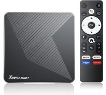 Android TV Box 2025 S905X5M Smart TV Box ar Android14.0 RAM 2G ROM 16G WiFi6 Enternet 10/100M Bluetooth 5.0 USB3.0 Atbalsta 3D HD 8K TV Box