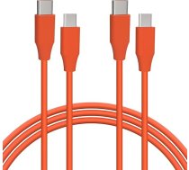 GEEKRIA USB austiņu uzlādes kabelis, saderīgs ar JBL LIVE 500BT LIVE 50BTNC TUNE 750BTNC TUNE 600BTNC lādētāju, USB-C līdz Micro USB rezerves uzlādes kabelis (4ft/120cm, 2 Pack)