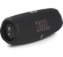 JBL Charge 5 Bluetooth skaļrunis, ūdensizturīgs pārnēsājams bumbokss ar iebūvētu barošanas bloku, ar vienu akumulatora uzlādi līdz 20 stundām bezvadu mūzikas baudīšanas, melns
