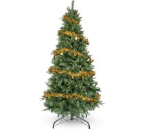 YEAUPE PRO Mākslīgā Ziemassvētku eglīte 165 cm ar 800 uzgaļiem, PVC + PE, izturīgs metāla statīvs ar 9 m dekorēšanas lenti, izmantošanai iekštelpās un ārpus telpām