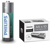 Philips MN1500 LR6 AA rūpnieciskās baterijas - sudraba/pelēka/turkīza (10 gab. iepakojumā)