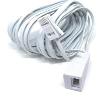 BT Verlängerungskabel für Telefonkabel, 431A, BT-Stecker auf Buchse, 4 Drähte, flaches Kabel (5 m)