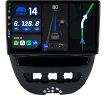 6G+128G - Android 13 IPS auto radio piemērots Toyota Aygo/Peugeot 107/Citroen C1 (2005-2014) - Wireless CarPlay/Android Car/DSP - kamera un mikrofons - 10,1 collu 2 DIN DAB SWC Fast-Boot 360 kamera