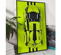 Sienas plāksne Lego Technic Lamborghini Sián FKP 37 42115 Sienas plāksne Lego cienītājiem Izmērs 75 x 45 cm (nav modelis)