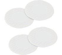 H2O HD Dual Buff 4 gab. mikrošķiedras audumu komplekts - Tīrīšanas spilventiņi tvaika mopiem - optimizējiet tīrīšanas jaudu ar spilventiņiem, kas īpaši izstrādāti jūsu H20 HD Dual Buff mopam