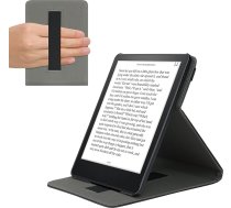 kwmobile Schutzhülle kompatibel mit Amazon Kindle Paperwhite 11. Generation 2021 - Hülle e-Reader mit Schlaufe Ständer - - Schwarz