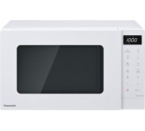 Panasonic NN-GT21QWEPG 20L grilēšanas mikroviļņu krāsns ar pagrieziena galdu un režģi, 800 W, 1000 W grils, LED displejs, automātiskā atkausēšana, 12 automātiskās programmas, taimeris, balta krāsns