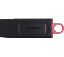 Kingston DataTraveler Exodia DTX/256GB USB zibatmiņas karte 3.2 Gen 1 ar aizsargvāciņu un atslēgu gredzenu dažādās krāsās, melna