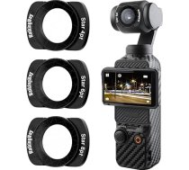 Zvaigžņu filtru komplekts ar magnētisko filtru komplektu 4/6/8 punktiem DJI OSMO Pocket 3, zvaigžņu filtra efekta filtru komplekts - ideāli piemērots nakts uzņemšanai, pasākumiem un satura veidošanai