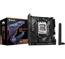 GIGABYTE B850I AORUS PRO pamatplate - atbalsta AMD Ryzen 9000 sērijas procesorus, 8+2+1 fāzes digitālais VRM, līdz 8400 MHz DDR5 (OC), 1xPCIe 5.0 + 1xPCIe 4.0 M.2, 2.5LAN, WiFi 7, USB 3.2 Gen 2