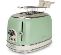 Ariete 155/04-green 155 Grauzdošļājamā mašīna divām šķēlītēm Vinatge-155/04-green, metāla 810 W, zaļa, zaļa