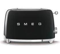 Smeg TSF01BLEU divu šķēļu tosteris TSF01BLEU-black, melns, melns