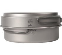 Keith Titanium katlu un pannu komplekts Kempinga katlu komplekti Āra kempinga trauku trauki (Ti6017)