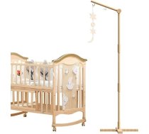 Xifamniy Baby Mobile Arm Koka bērnu gultiņa Mobilā turētājs DIY Cot Mobile zīdaiņiem Mobilais statīvs karājas gultas zvanam (noņemams statīvs)