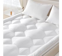 BedStory Mikrošķiedras matrača pārvalks 180 x 200 cm, absolūts komforts, pateicoties 800 g/m² šķiedru pildījumam - uzlabojiet sava matrača komfortu