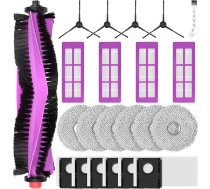 Eureka J15 Pro Ultra robotizētā putekļsūcēja piederumi 22 gab. 1 galvenā birste 6 tīrīšanas drāniņas 4 HEPA filtri 6 putekļu maisiņi 4 sānu birstes 1 tīrīšanas birste