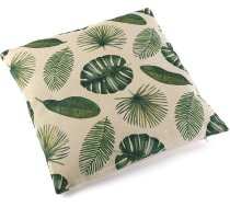 VERSA 21350030 Spilvens Quad Filling Tropic Polyester White / Green 45 x 45 x 15 cm