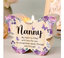 Dāvanas auklītei, dāvanas auklītei vecmāmiņai no mazbērniem Butterfly Candlestick, dāvanas auklītei vecmāmiņai dzimšanas dienā, Mātes dienas Ziemassvētku dāvanas auklītei no mazbērniem, dāvanas vecmāmiņai, dāvanas vecmāmiņai, dāva