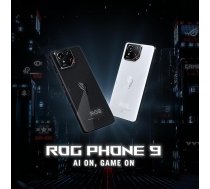 ASUS ROG Phone 9, ES oficiālais, Phantom Black, 12 GB RAM, 512 GB atmiņa, Snapdragon® 8 Elite, 6,78 collu 185 Hz AMOLED, Sony® Lytia 700: 50 MP kamera