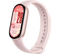 Xiaomi Smart Band 10 fitnesa sekotājs (2025), 1,72 collu AMOLED displejs ar 1500 Nits, Mi Band 10 peldēšanas pulsa monitorings, 5ATM ūdensnecaurlaidīgs, 21 dienu akumulatora darbības laiks, 150+ treniņu režīmi, rozā krāsā