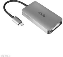 Club 3D 3D 3D Gen1 Type-C uz divkanālu DVI-D HDCP izslēgtās versijas aktīvais adapteris S/B Apple Cinema displejiem, CAC-1510-A