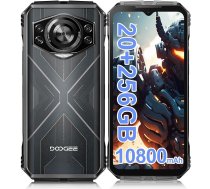 DOOGEE S Cyber Āra viedtālrunis ar Android 14, 20GB (8+12)/256GB, 10800mAh, 6,58 collu FHD+ Āra mobilais tālrunis bez līguma, 50MP + 16MP Octa-Core mobilais tālrunis, 4G Dual SIM/IP68