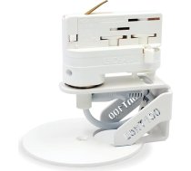 MLZ EonT100 skaДјruЕ†u stiprinДЃjums SONOS Era 100, universДЃls 3 fДЃЕѕu baroЕЎanas sliedД“m, piemД“ram, Eutrac, Nordic, S-Track, Paulmann ProRail3 un citДЃm - Multi adapteris - Plug and Play - Balts
