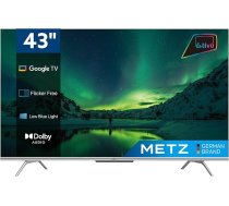 Metz LED televizors UHD/4K Google TV (Netflix, Prime Video, Disney+, MyC, OCS, Apple TV u.c.) HDR10 / HLG/Alexa ar DVB-T2/C/S2 uztvērējiem - modelis 43MUD7000Z - Jaunums 2024 (43 collas - 109 cm)