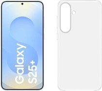 Samsung Galaxy S25+ AI viedtālrunis ar Galaxy AI, 12 GB RAM, 512 GB atmiņa, Icyblue, 3 gadu ražotāja garantija + caurspīdīgs korpuss