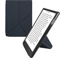 kwmobile Korpuss saderīgs ar Pocketbook InkPad 4 / Color 3 / Color 2 / Vivlio InkPad 4 / InkPad Color 3 Korpuss - mākslīgās ādas futrālis - aizsargvāciņš e-grāmatu lasītājiem - vāks tumši zils