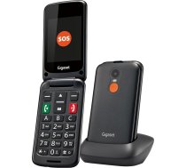 Gigaset GL590 GSM - GSM mobilais tālrunis vecākiem - SOS funkcija - Vienkārša vadība ar 2,8 collu krāsu displeju - Saderīgs ar dzirdes aparātu, 32 MB atmiņa - Bez līguma, melns