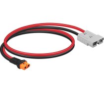 CERRXIAN 10AWG 50A akumulatora savienotājs ar XT60I kabeli, XT60i sievišķā galviņa ar 50A kabeli āra barošanas bankām, litija akumulatoriem, saules baterijām, saules baterijām un pārnēsājamām elektrostacijām - 0,55 m/1,8 pēdas pagarinājum